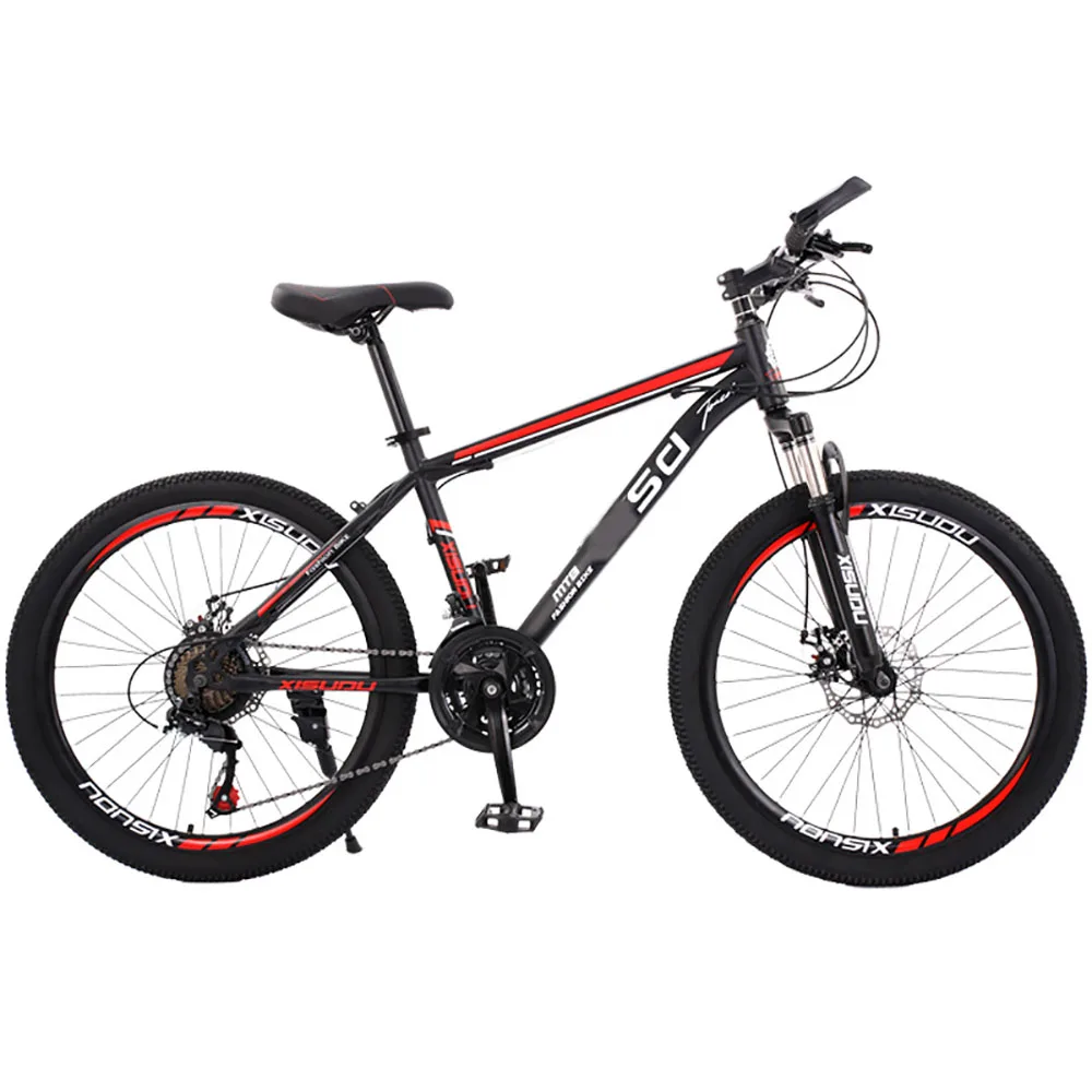

26/24 Inches Adult Mountain Bike Outdoor Off-Road Bicycle Anti Slip And Wear-Resistant Tires Comfortable And Soft Saddle