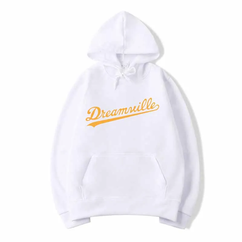 

2022 Hoodies Novos Homens Hip Hop DREAMVILLE J Cole Logotipo Com Capuz Carta Presa J Cole Com Capuz Inverno Hoodies do Velo Dos