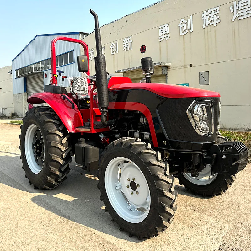 Фото Высокопроизводительный сельскохозяйственный трактор 4WD 4x4 50-70 л.с. для фермерских хозяйств и подготовки земли №5