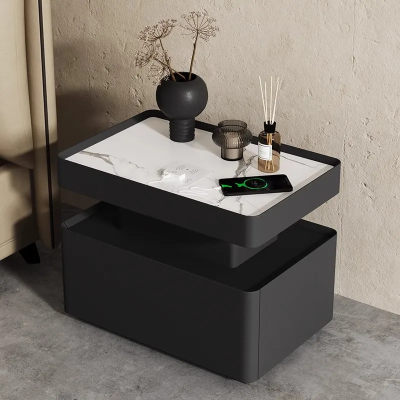 Bedroom Bedside Table Buro Cheap Comfortable Narrow Cabinet Storage Auxiliary Tables Bed Side Bedsides Furniture Dressing Beds