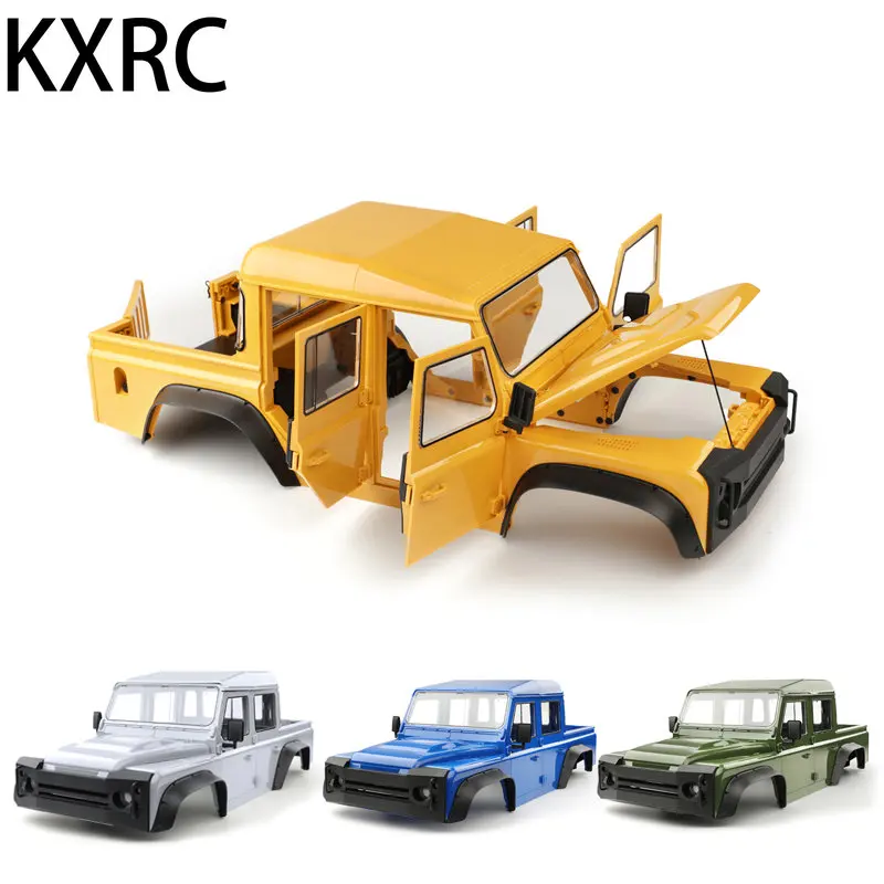 

KXRC DIY 4 Doors Pickup Truck Body Shell 313mm Wheelbase Upgrade Part for 1/10 RC Crawler Car AXIAL SCX10 III Car Accessories
