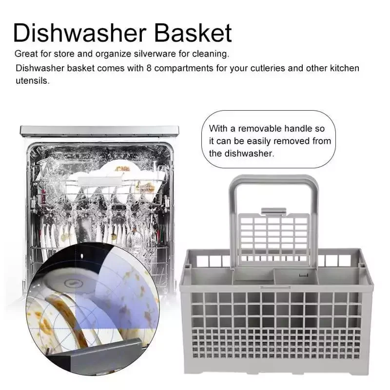 

Dishwasher Universal Cutlery Basket Replacement Box For Multipurpose Dishwashers Vaatwasser Onderdelen Kitchen Organizer