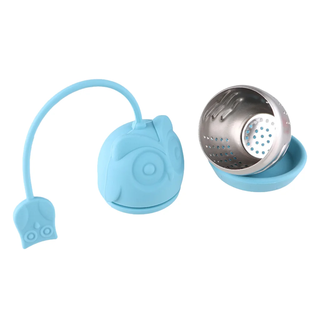 

Tea Infuser Stainless Steel Filter Strainer Loose Decorative Silicone Diffuser Set Cartoon Steeper