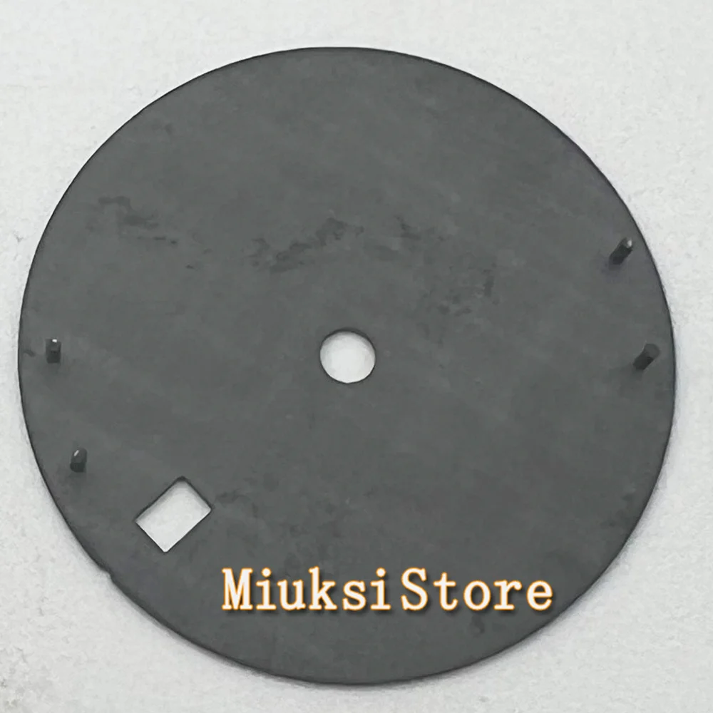 Циферблат NH35 29 мм зеленый светящийся черный циферблат GMT с окошком даты для NH34 3 0