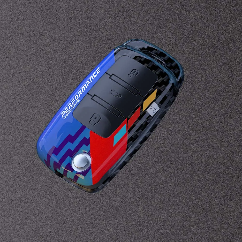 

Новый чехол для дистанционного ключа автомобиля из углеродного волокна для Volkswagen VW Polo Golf Passat Beetle Caddy T5 Eos Tiguan Octavia Seat Leon Altea