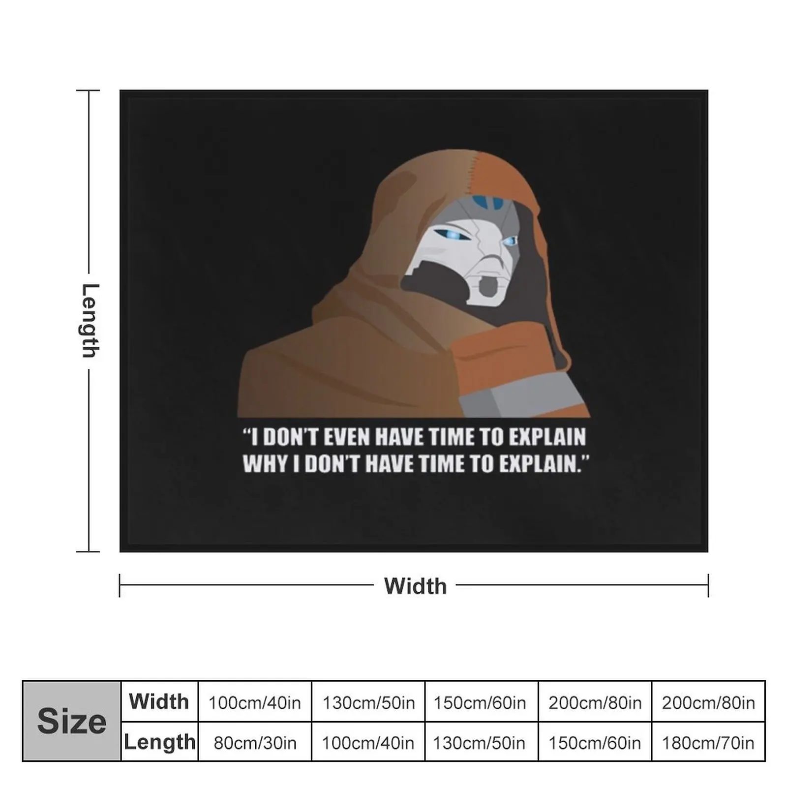 Destiny 2 lightfall the wise cayde 6 одеял мягкие роскошные одеяла в клетку