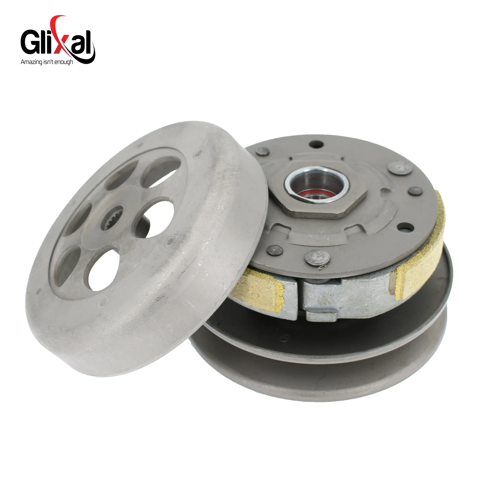 Glixal полный заднее сцепление в сборе с колокольчиком ДЛЯ BWS 100, Grand Axis 100, 4VP, Minarelli 100, JOG 100 двигатель Скутер мопед