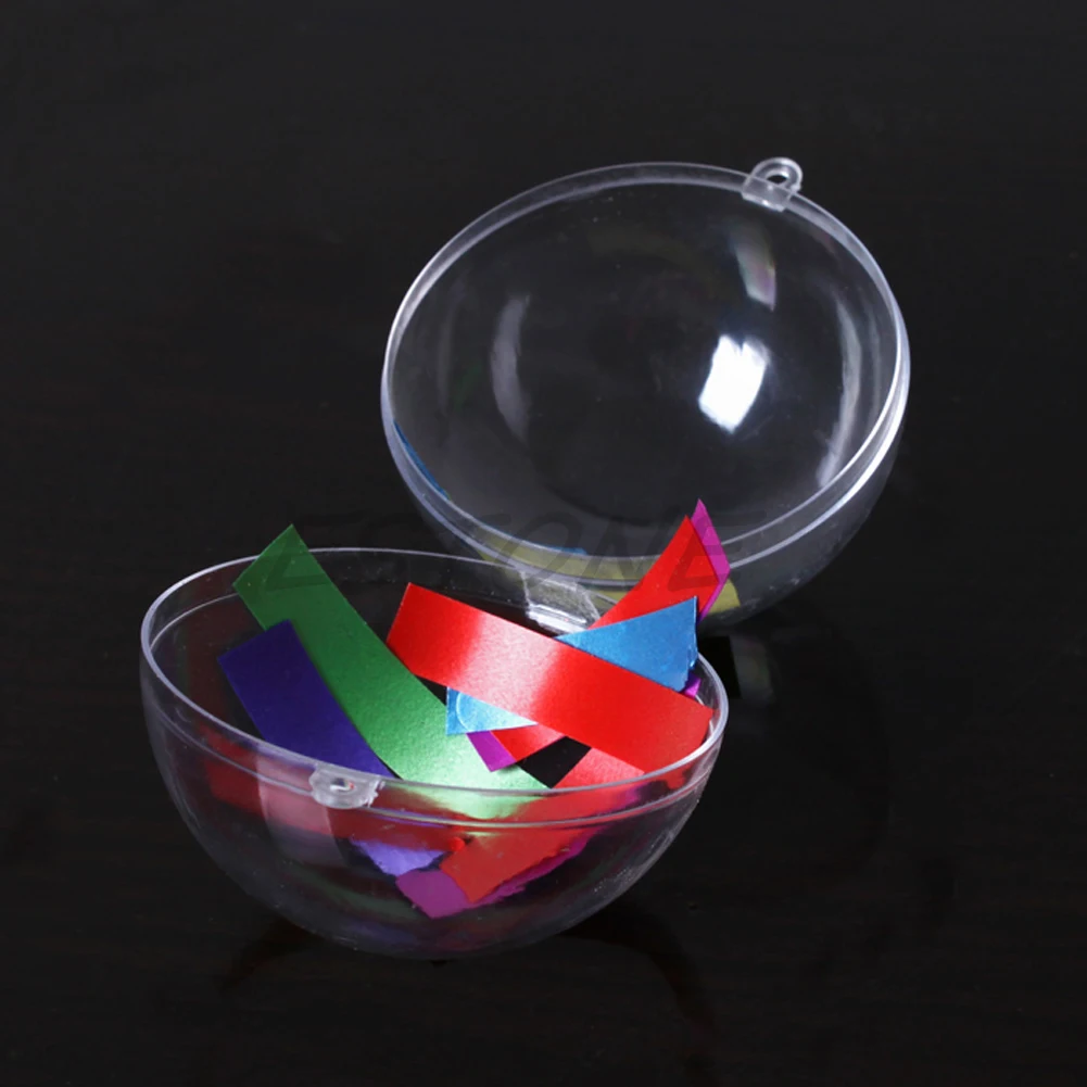 

Изысканный прозрачный подвесной полый шар фотография диаметр 12 см
