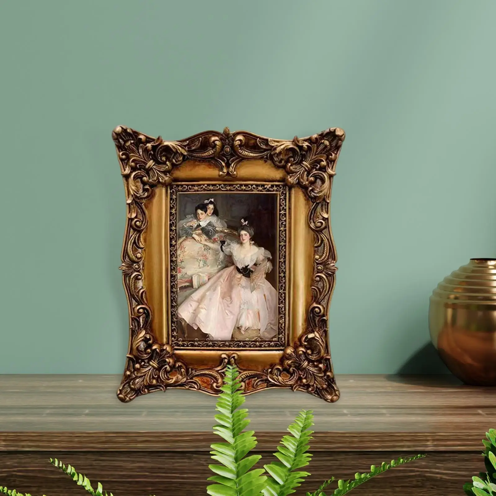 

Фоторамка в античном стиле, рамка для картин, Настольная или настенная подвеска