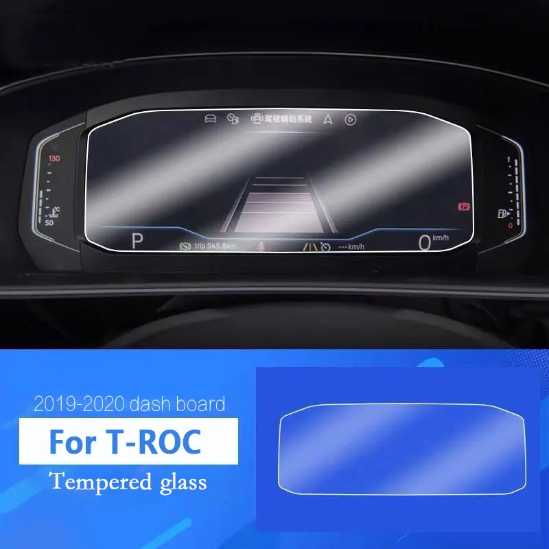 

Для Volkswagen T-roc 2018 2019 2020 закаленное стекло автомобильная навигация Защитная пленка для экрана ЖК-дисплея T Roc Dashoard крышка панели