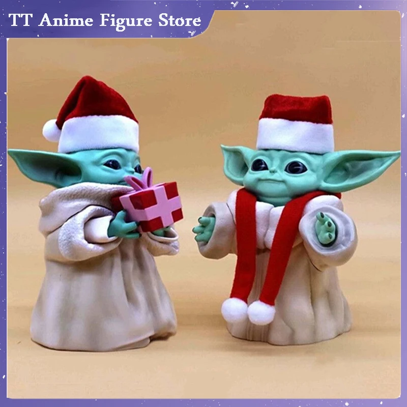 

Disney Star Wars Baby Yoda Grogu 13cm Pvc Action Figure Model Toy Master Yoda Mandalorian Doll For Children Christmas Gift