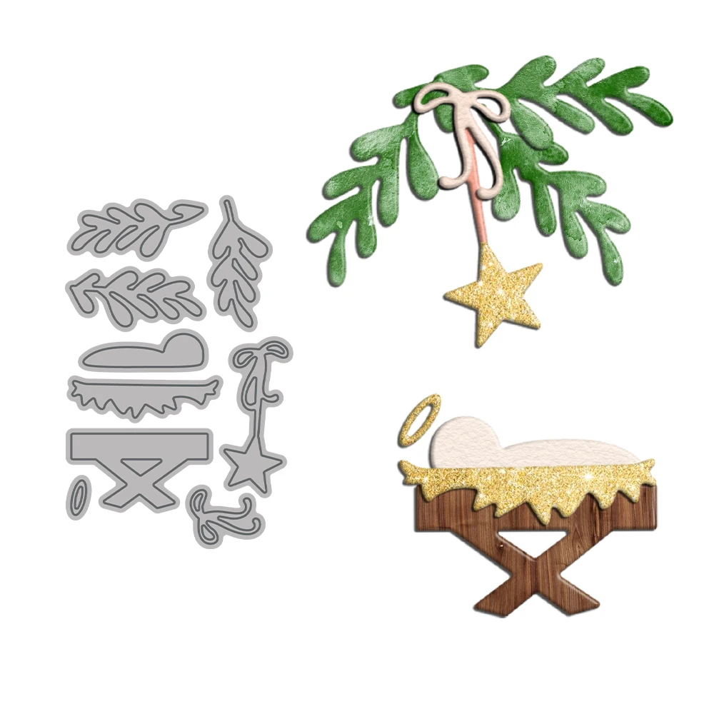 Металлические штампы для рукоделия с изображением ангела и звезд