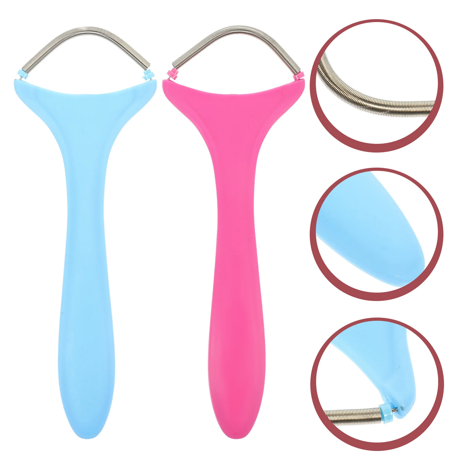 

2 Pcs Supplies Skin Care Tools Household Hair Removal Painless Epilator Threading Lip Face Removing Supply Facial Miss Spring