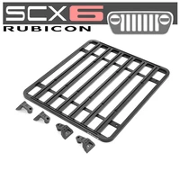 Metal Car Roof Rack Luggage Rack Tray Fit 1:6 scale Rc Cars AXI05000T1 SCX6 Jeep JLU Wrangler Unlimited Rubicon Modification