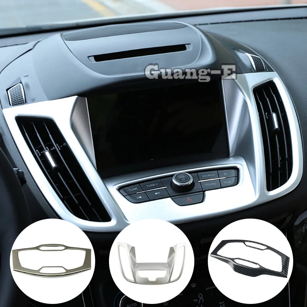 

ABS система кондиционирования воздуха, Выходная отделка, приборная панель, измерительный прибор, рамка для Ford Kuga Escape 2013 2014 2015 2016 2017 2018 2019 2020