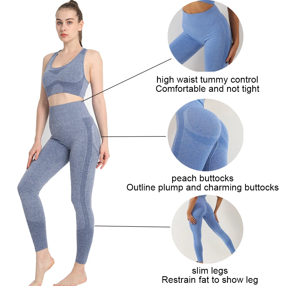 New Women seamless Leggings Yoga Pants For Fitness Nylon High Waist Long Pants Women Hip Push UP Tights Women Gym Clothing