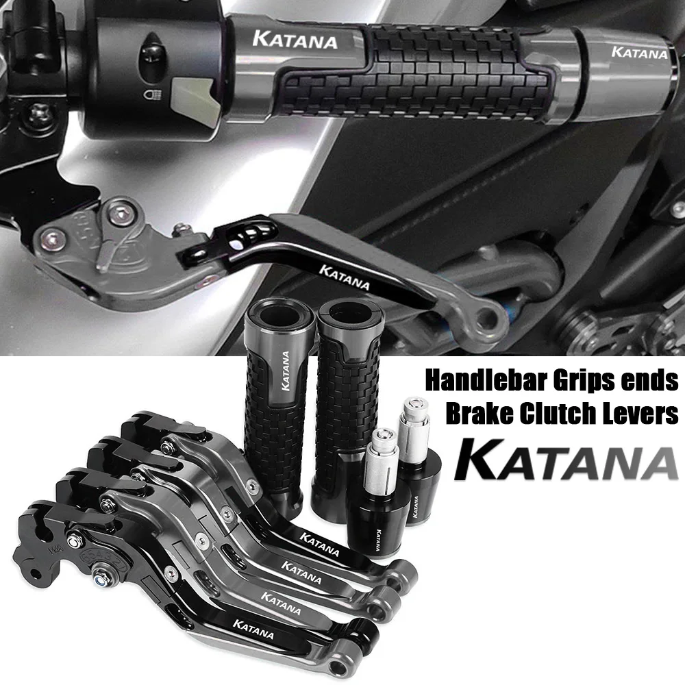 

For SUZUKI KATANA GSX600F GSX750F 1990 1991 1992-2007 Motorcycle Brake Clutch Levers Non-slip Handlebar knobs Handle Hand Grips