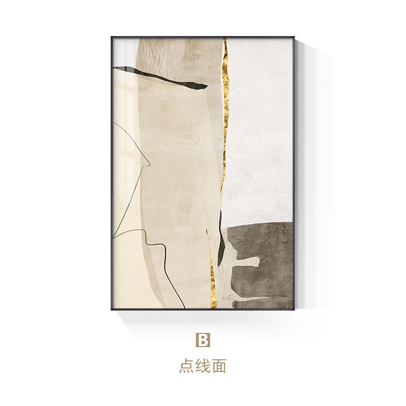 Картины на холсте TANGCE абстрактные черно-белые геометрические