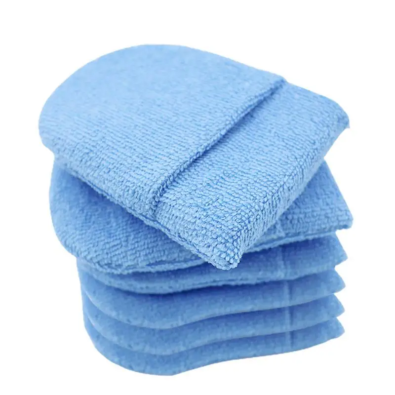 

Microfiber Applicator Pads Auto Applicator Mitts Polishing Sponge Wax Foam Car Wax Applicator Pads Car Wax Foam Finger Pocket