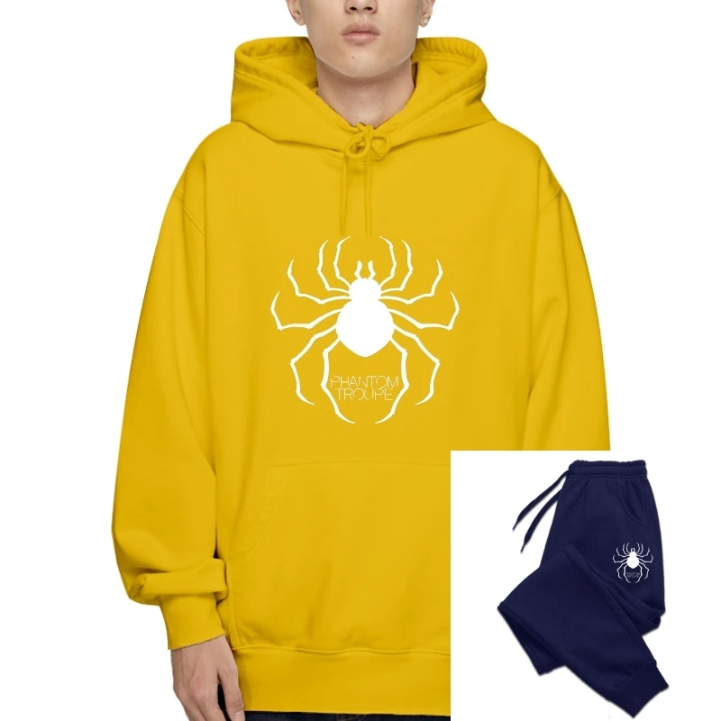 

Hunter X Hunter T-Sweatshirt Hoodies Phantom Troupe Spider Hisoka Gon Anime Manga Outerwear Men'S Fleece Casual Outerwear