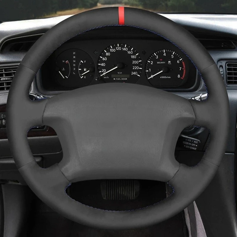 

Черная замшевая Кожаная оплетка для Toyota 4runner Camry Corolla Sienna, Tundra 1998 1999 2000-2001