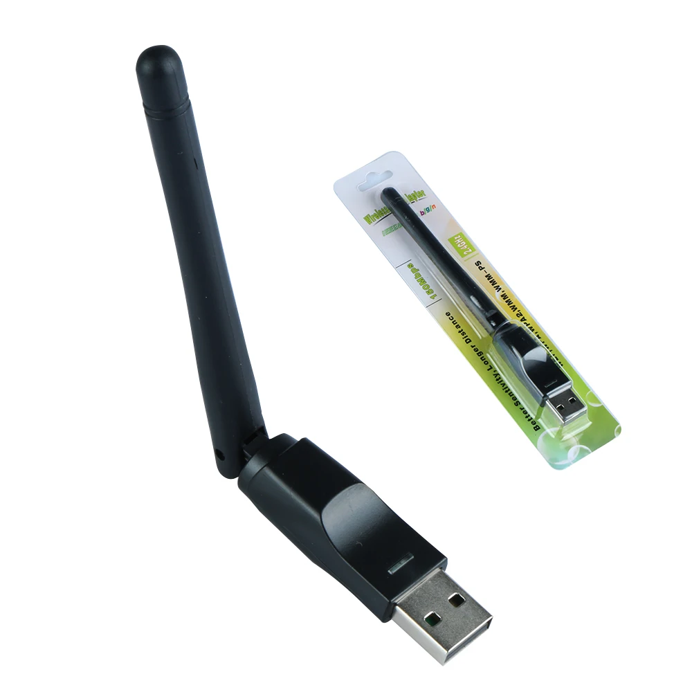 

150Mbps Mini USB WiFi Adapter Wireless Network Card LAN MT7601 Wi-Fi Receiver Dongle 2dB Antenna 2.4Ghz 802.11b/g/n Ethernet