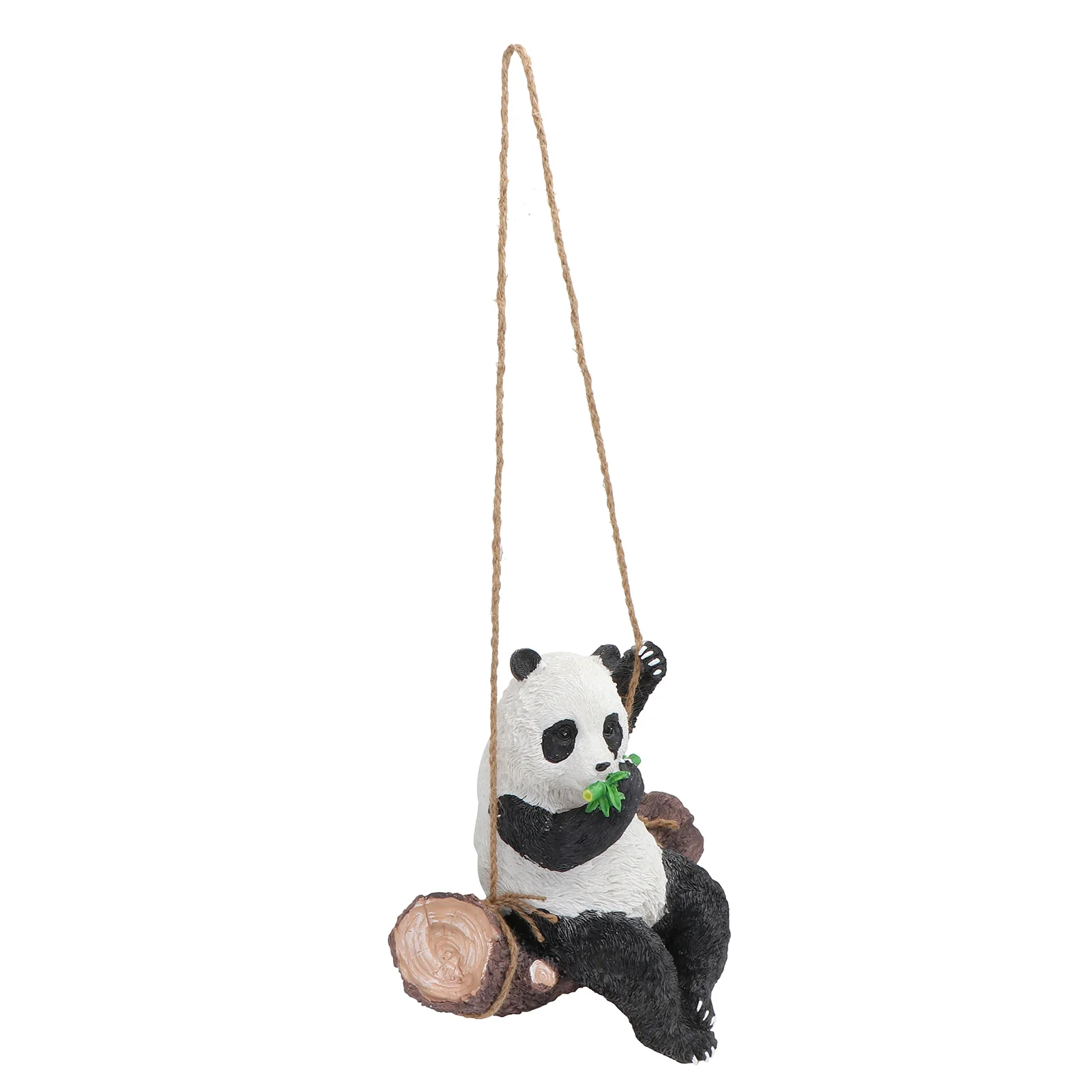 

Animal Garden Statue Resin Swing Panda Funny Outdoor Sculpture Ornaments Decor Best Indoor Outdoor Figurines for Patio Yard