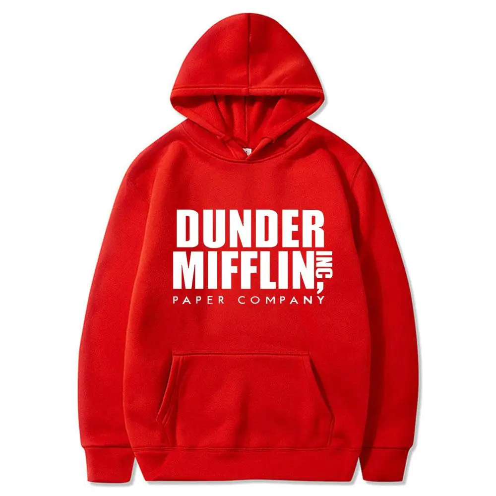 

Men/Woemn Fleece Hoodies Dunder Mifflin Paper Inc Harajuku The Office Sweatshirt Hoodie Unisex Crewneck Moletom Feminino Hoody