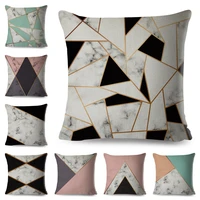 nordic style black and white geometric abstract decorative pillowcases pillow case polyester 45x45cm cushion cover for sofa