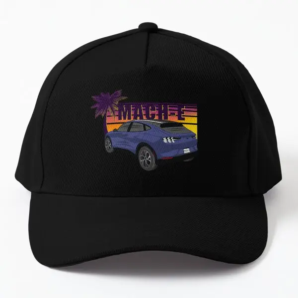 

Sunset Mach E In Infinite Blue Baseball Cap Hat Casquette Snapback Summer Fish Czapka Bonnet Solid Color Mens Printed Outdoor