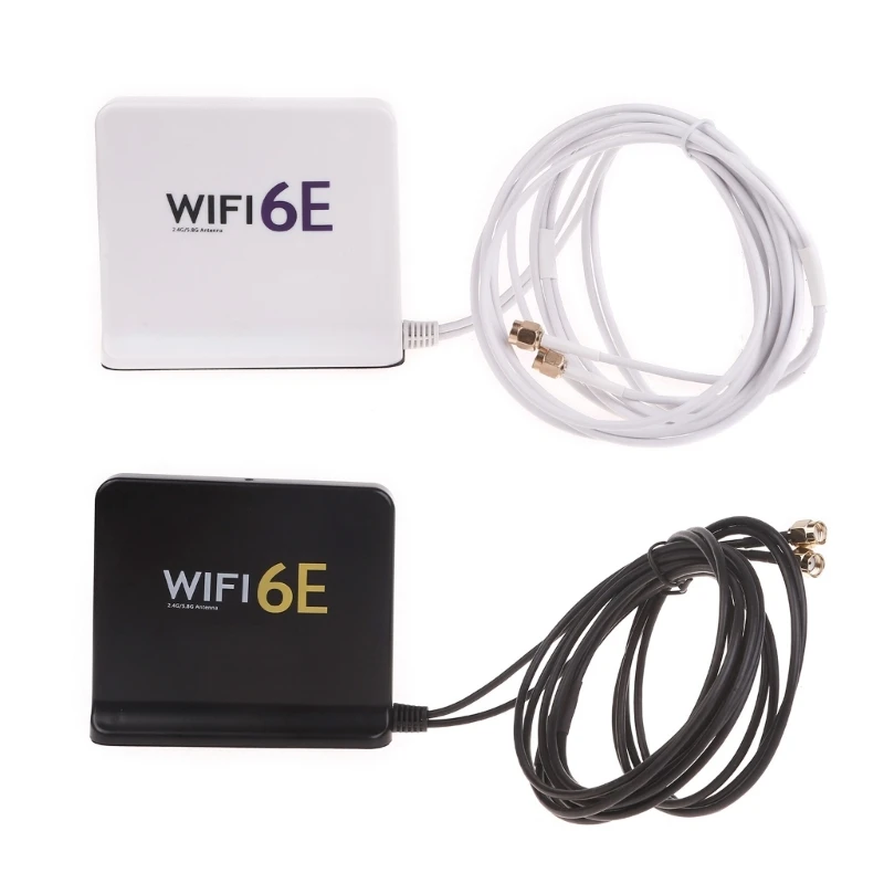

Tri-Band WiFi 6E Antenna 6GHz 5GHz 2.4GHz SMA WiFi Antenna for PC Computer PCIe WiFi Card WiFi Router USB Adapter Drop Shipping