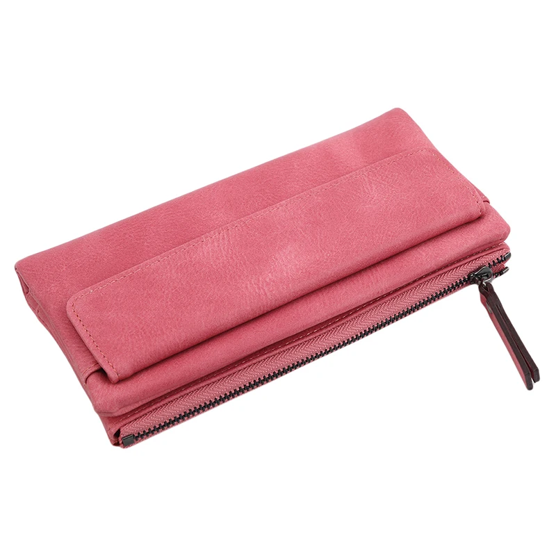 

Женский кошелек-держатель, длинный корейский модный трендовый Индивидуальный маленький чистый Молодежный студенческий держатель для моби...