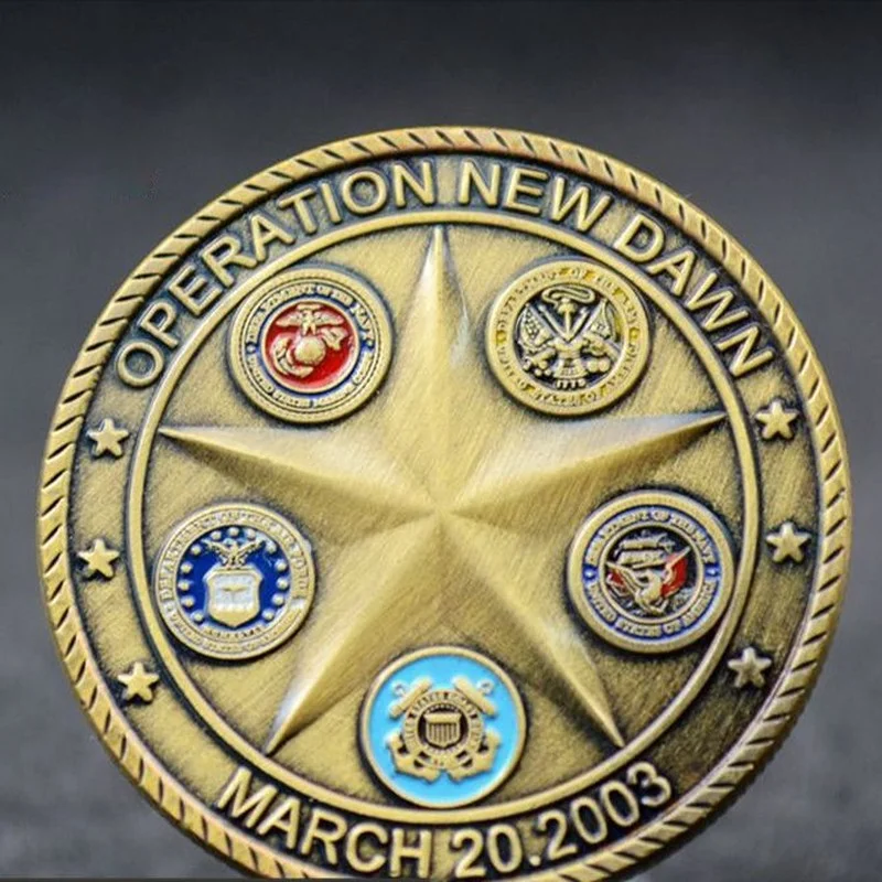 

Памятная монета на новый рассвет, 20 марта 2003 г.