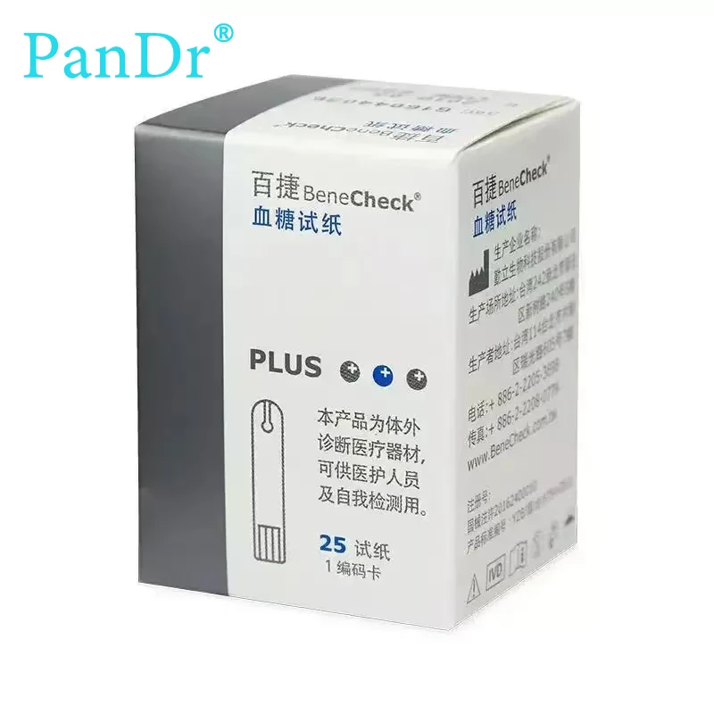 Benecheck — домашняя бумага для тестирования уровня глюкозы 25 в крови доставка иглы