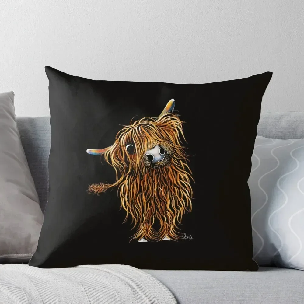 HiGHLaND CoW PRiNT SCoTTiSH ɼoooWeee' BY SHiRLeY MacARTHuR Декоративная подушка декор для дома
