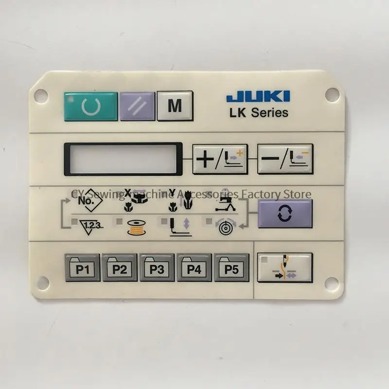 

JUKI LK1900A Operation Unit Panel Board Membrane Button Switch Paper Sticker Keyboard Sheet Industrial Sewing Machine Spare Part