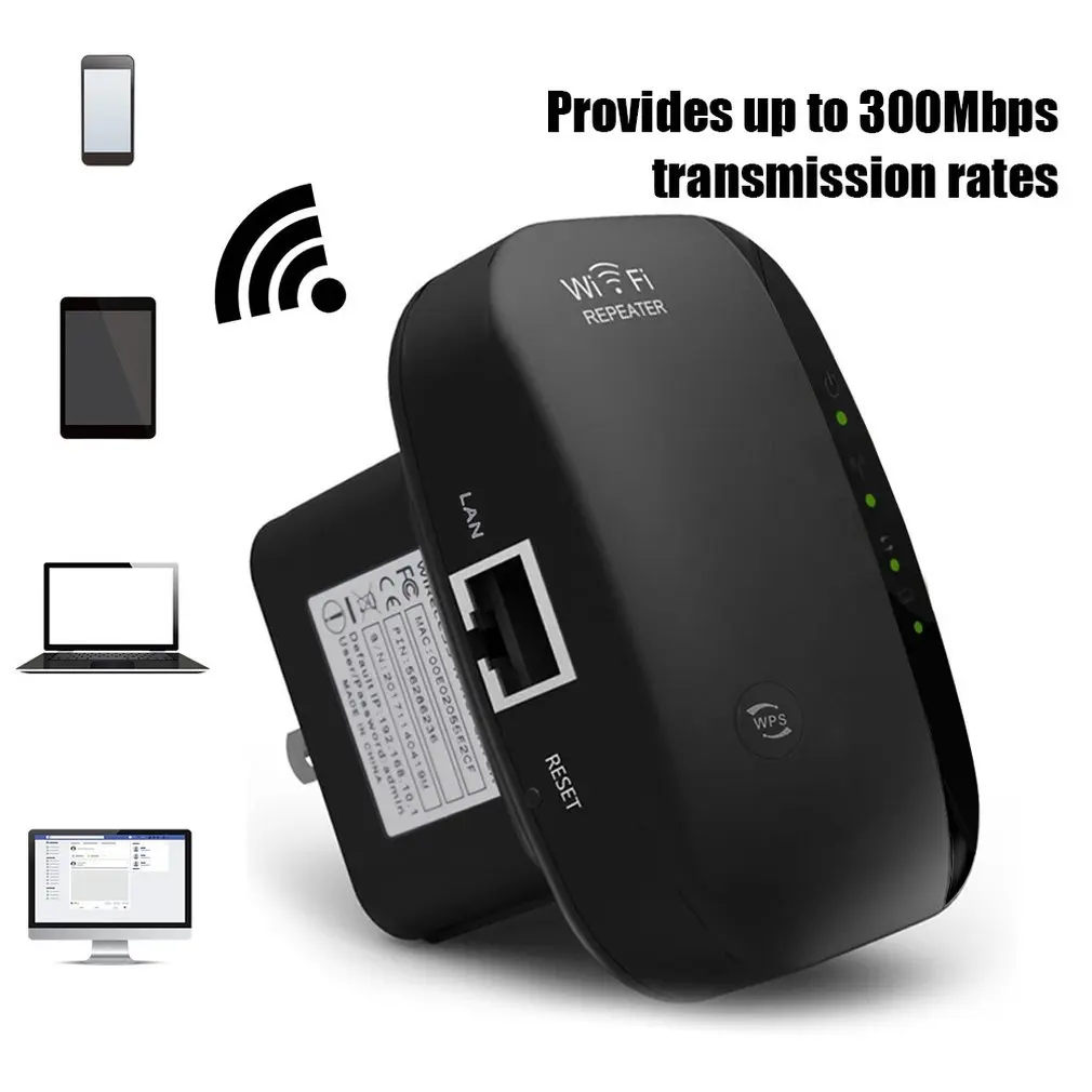 

Wireless WiFi Repeater 300Mbps Router WiFi Signal Amplifier Wi Fi Booster WiFi Extender Long Range Wi-Fi Repeater Access Point