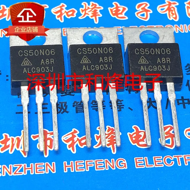 

5PCS-10PCS CS50N06 TO-220 60V 45A New And Original On Stock