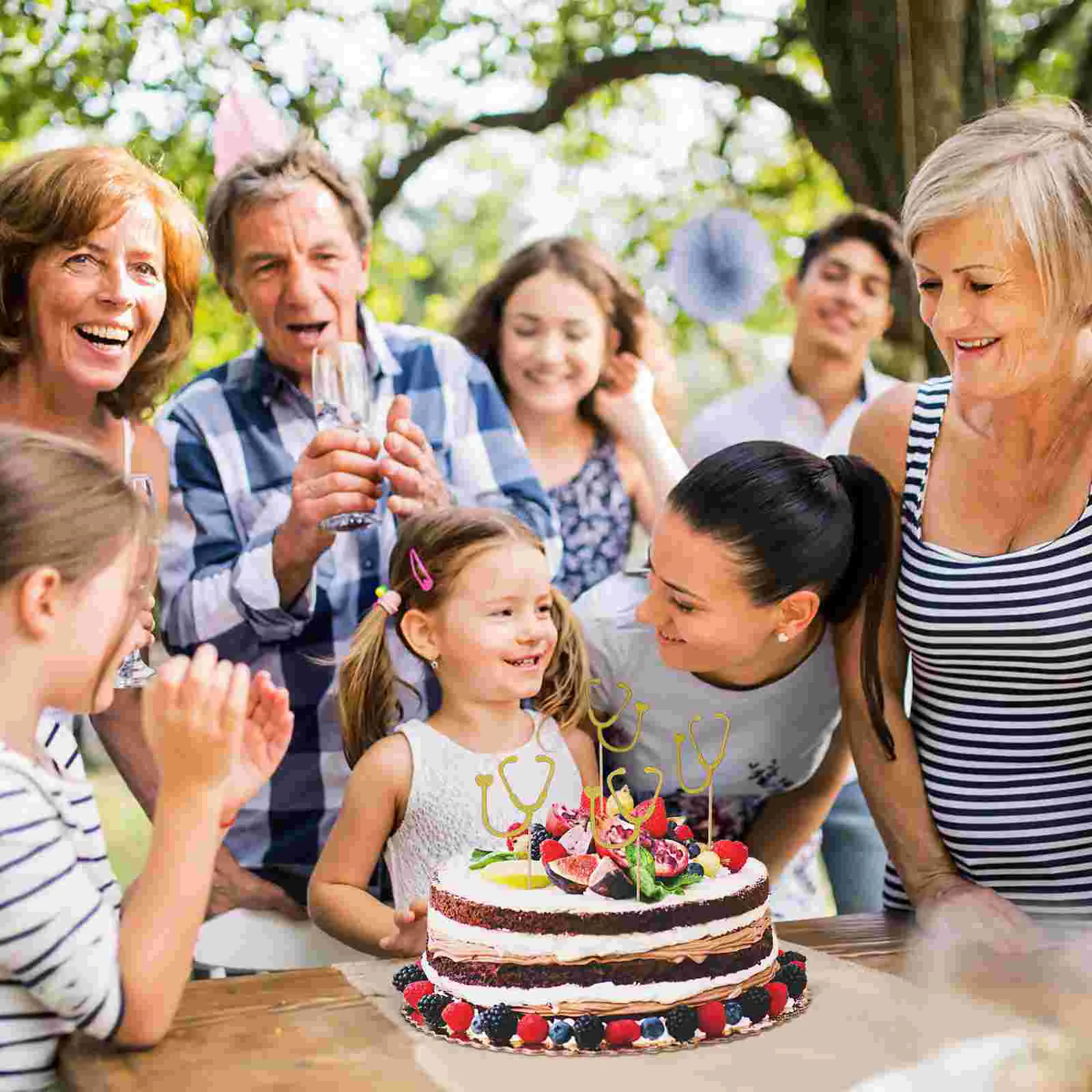 24 шт. стетоскоп для торта бумажные стаканчики декор кексов украшения вечеринки