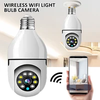 1pc wireless 1080p ip camera e27 light bulb wi fi ir night vision cam waterproof 360 rotatable for smart home security monitor