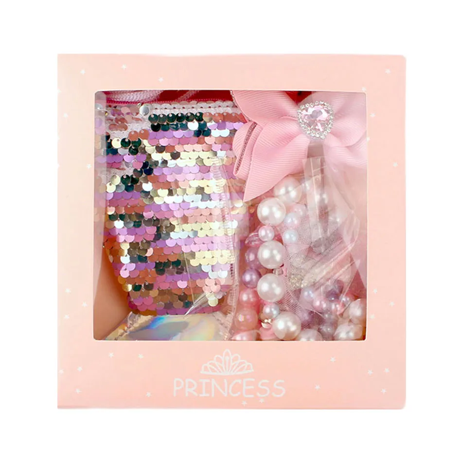 Детский Набор Аксессуаров Сказочная Принцесса С Узором Русалка - Браслет Серьги