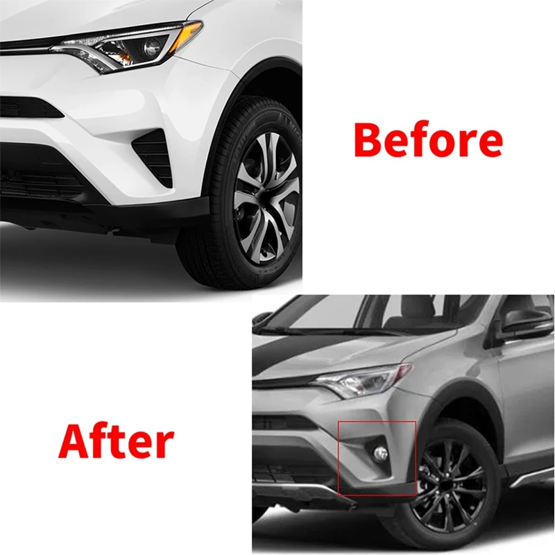 1 пара решетка для вентиляции автомобильного бампера (LH + RH) TOYOTA RAV4 2016-2018 запасные