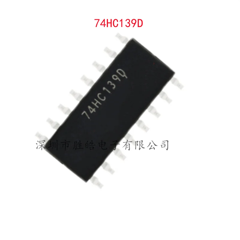 (10PCS)  NEW  74HC139D   74HC139  Dual 2-To 4-Line Decoder  SOP-16   74HC139D   Integrated Circuit