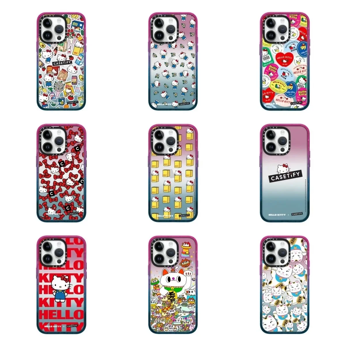 

Hello Kitty gradient phone case suitable for Apple series phones 11/12/13/14/pro/promax