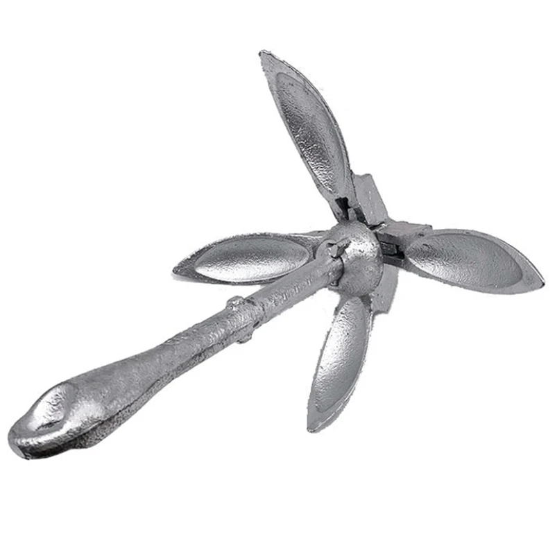 

Stainless Steel Durable Docking Hardware Boat Folding Grapnel Anchor for Boat Marine Yacht,1.5KG