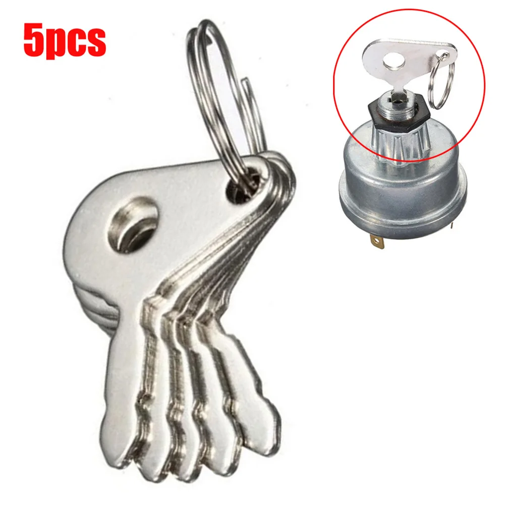 

5pcs/Set Universal Car Ignition Start Key For Tractors Agricultural Plant Applications Machines Ignition Switch Key