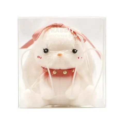 Мило ручной работы в форме кролика с эфирным маслом 70г