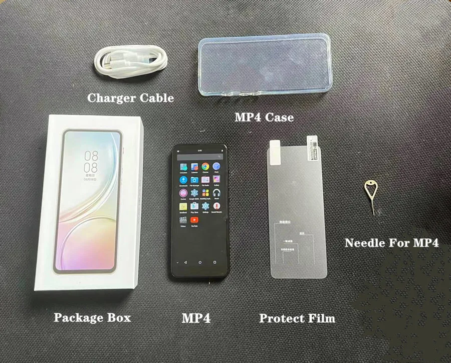 Музыкальный проигрыватель Mp4 с поддержкой Wi-Fi Bluetooth 16 ГБ Сенсорный Экран 4 8 дюйма -