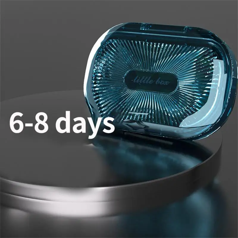 

Dustproof Dispenser Box Tablet Storage Home Medicine Container 4/6 Compartments Sealed Water Proof Dispenser Medicine Holder