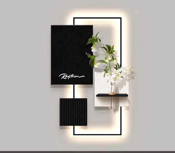 

LED настенный светильник для прихожей из плексигласа